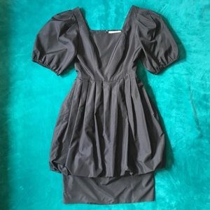 Vintage black cocktail prom dress